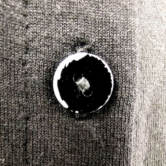 Eileen Fisher Women's PP Button-Down Black Dress - Picture 4 of 11